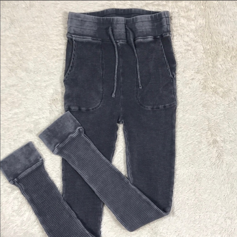 Mono b Waffle Mineral Washed Skinny Jogger